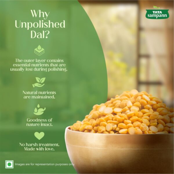 Tata Sampann Chana Dal, 500g - Image 2