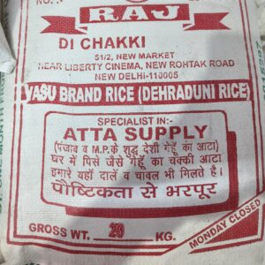 Raj Di Chakki Desi 100% Pure MP Atta –20 kg