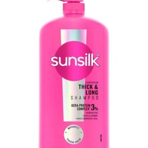 Sunsilk Luscious Thick & Long Shampoo (650 ml) – 3% Kera-Protein Complex